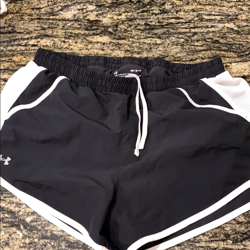 Black under Armour athletic shorts